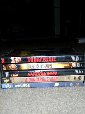 STEVEN SEAGAL 5 DVD Movies Exit Wounds Shadow Man A Dangerous Man Black Dawn